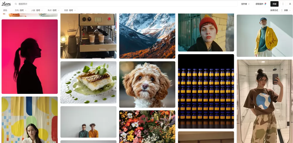 网站推荐:AI 图库lummi.ai